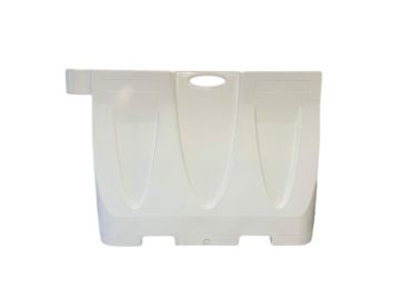 Road barrier U-14 / U-25 80 cm high - white
